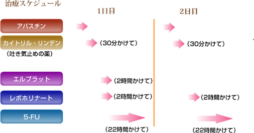 入院スケジュール